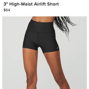 NWT Alo Airlift Shorts